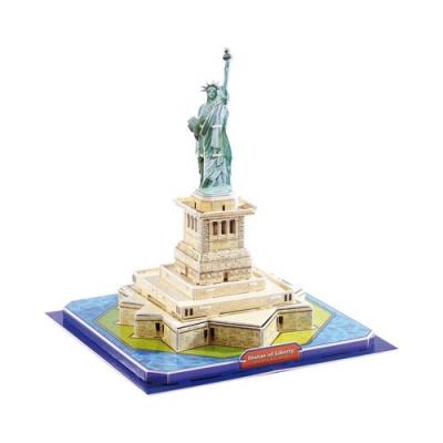 Puzzle 3D Statue de la Liberté représentant le célèbre monument en volume.
