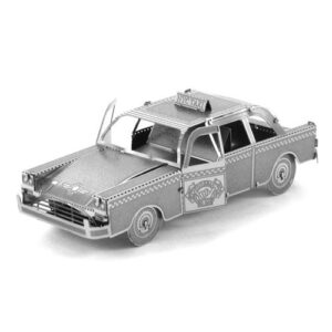Puzzle 3D Taxi métal, maquette de voiture à assembler en métal
