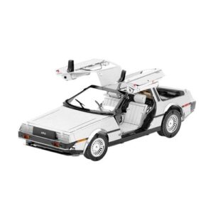 Puzzle 3D Time Machine, modèle de voiture en métal à assembler en trois dimensions