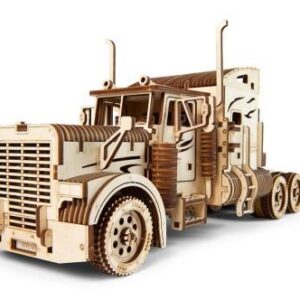 Puzzle 3D Ugears Camion Heavy Boy, modèle de camion en volume