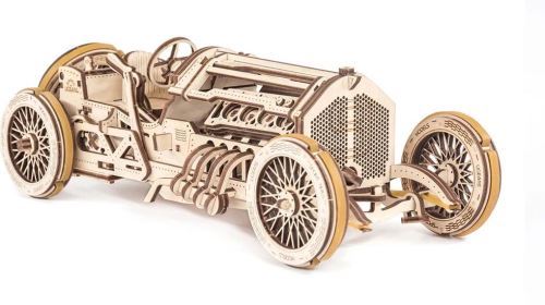 Puzzle 3D Ugears Voiture U 9 sur le thème des courses Grand Prix