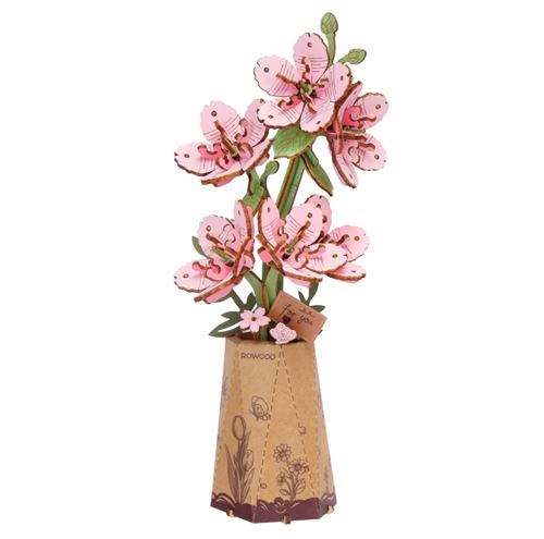 Puzzle 3D Rowood Sakura en bois sur le thème d’une fleur