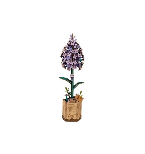 Puzzle 3D en bois Rowood Lilas, modèle en volume à thème évocateur