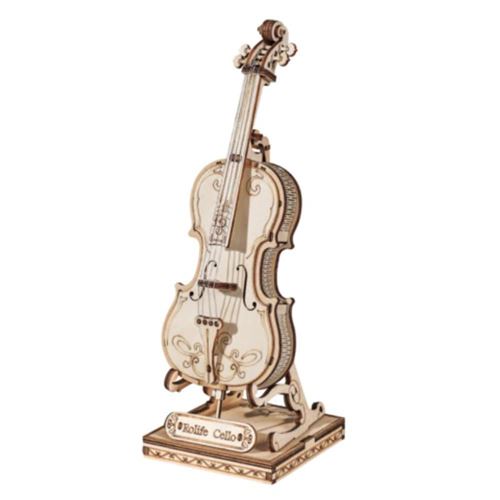 Puzzle 3D violoncelle Robotime Rolife TG411 en bois à assembler