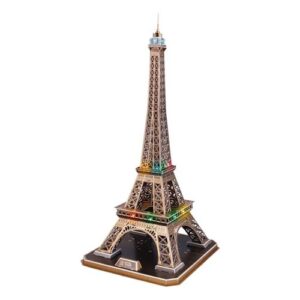 Puzzle 3D Tour Eiffel Cubic Fun avec 82 pièces et LED