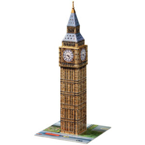 Puzzle 3D Ravensburger Big Ben, modèle en volume consacré à un monument architectural