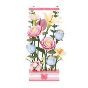 Maquette ROKR Blooming Bouquet Box au thème floral, classée modèle mécanique