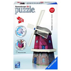Puzzle 3D moulin à vent de 216 pièces, modèle de construction en volume